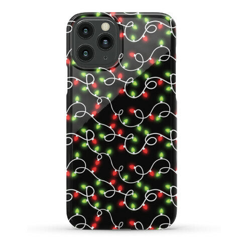 Christmas Lights Pattern Phone Case